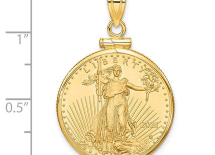 14k Yellow Gold Pendants Style C1885 - Classique Jewelry Inc.