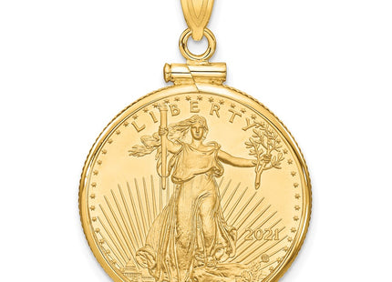 14k Yellow Gold Pendants Style C1885 - Classique Jewelry Inc.
