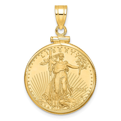 14K gold pendant