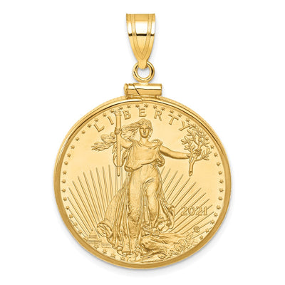 14K gold pendant