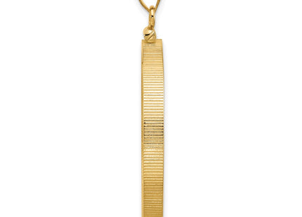 14K gold pendant, alternate view