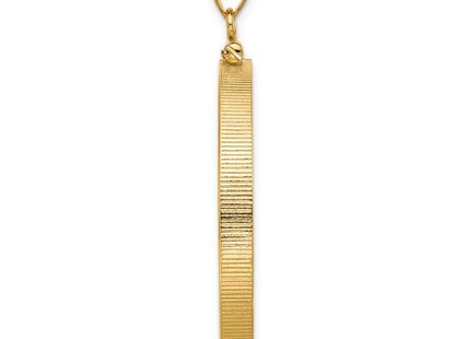 14K gold pendant, alternate view