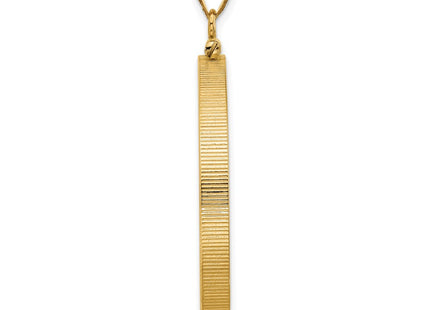 14K gold pendant, alternate view