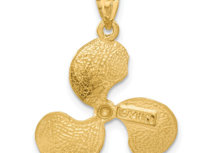 14k Yellow Gold Pendants Style C1910 - Classique Jewelry Inc.