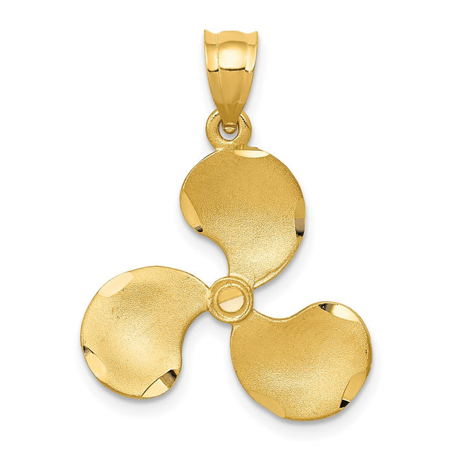 14k Yellow Gold Pendants Style C1910 - Classique Jewelry Inc.