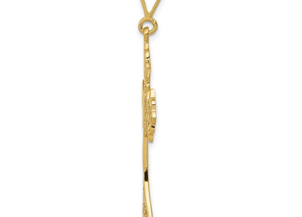 14k Celtic Cross Pendant (Style C1936)