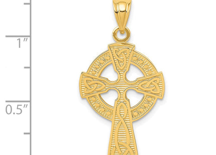 14k Celtic Cross Pendant (Style C1942)