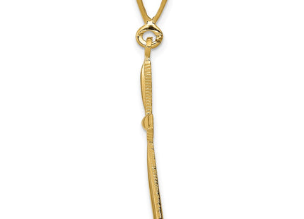 14k Yellow Gold Pendants Style C1952 - Classique Jewelry Inc.