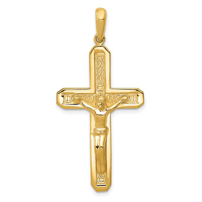 14K gold crucifix pendant