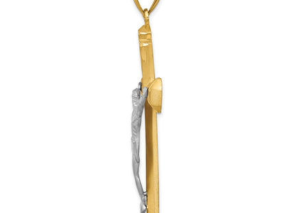 14k Two-tone Pendants Style C1986 - Classique Jewelry Inc.