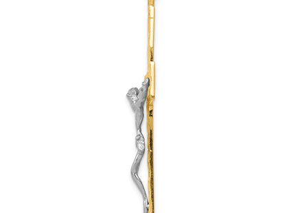 14k Two-tone Pendants Style C2015 - Classique Jewelry Inc.
