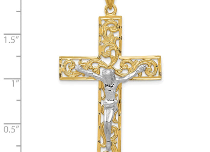 14k Two-tone Pendants Style C2015 - Classique Jewelry Inc.