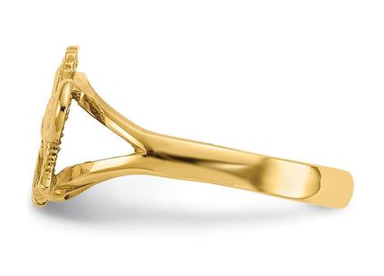 14k Yellow Gold Rings Style C2061 - Classique Jewelry Inc.