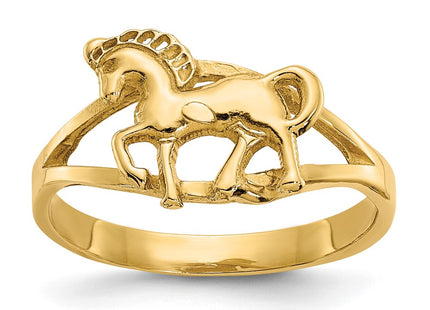 14k Yellow Gold Rings Style C2061 - Classique Jewelry Inc.
