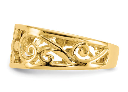 14k Yellow Gold Rings Style C2062 - Classique Jewelry Inc.