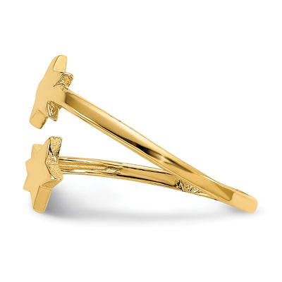 14K Star Toe Ring