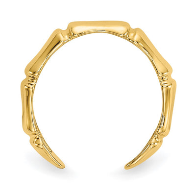 14K Bamboo Toe Ring