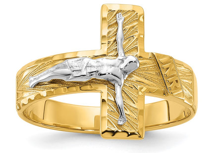 14k Two-tone Rings Style C2118 - Classique Jewelry Inc.