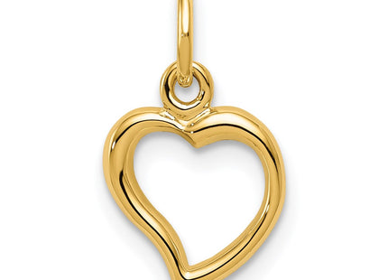 14K gold heart pendant