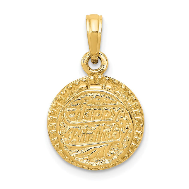 14k Yellow Gold Pendants Style C2171 - Classique Jewelry Inc.