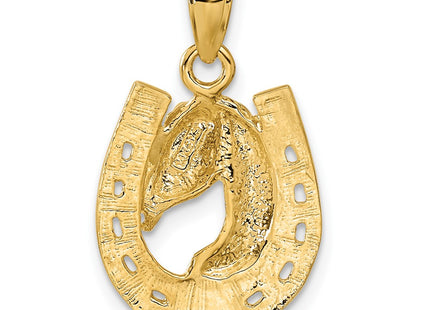 14k Yellow Gold Pendants Style C2201 - Classique Jewelry Inc.