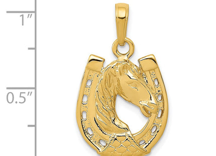 14k Yellow Gold Pendants Style C2201 - Classique Jewelry Inc.