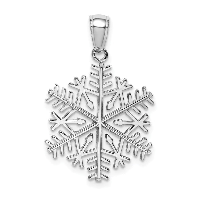 14k White Gold Pendants Style C2215W - Classique Jewelry Inc.