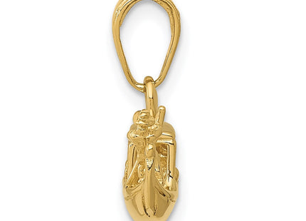 14k Yellow Gold Pendants Style C2233 - Classique Jewelry Inc.