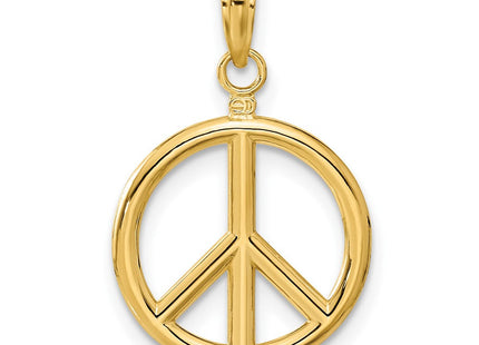 14K gold pendant, another view