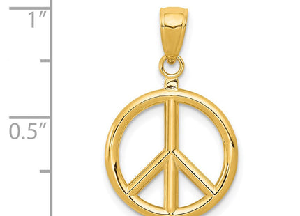 14K gold pendant, further view