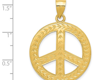 14k Yellow Gold Pendants Style C2248 - Classique Jewelry Inc.