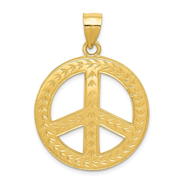 14k Yellow Gold Pendants Style C2248 - Classique Jewelry Inc.