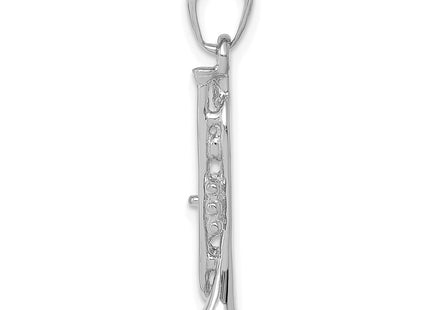 14k White Gold Pendants Style C2277W - Classique Jewelry Inc.