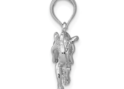 14k White Gold Pendants Style C2365W - Classique Jewelry Inc.