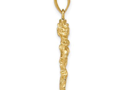 14K gold pendant, alternate view