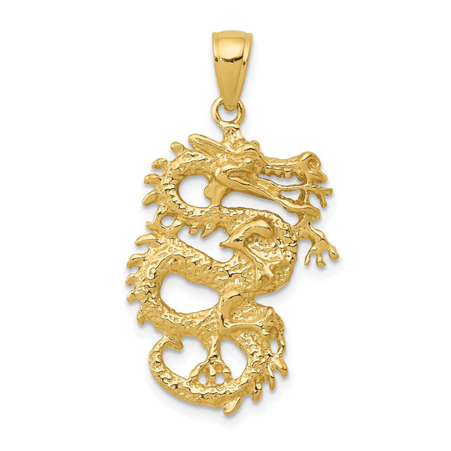 14k Yellow Gold Pendants Style C2375 - Classique Jewelry Inc.