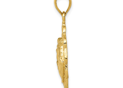 14k Yellow Gold Pendants Style C2417 - Classique Jewelry Inc.