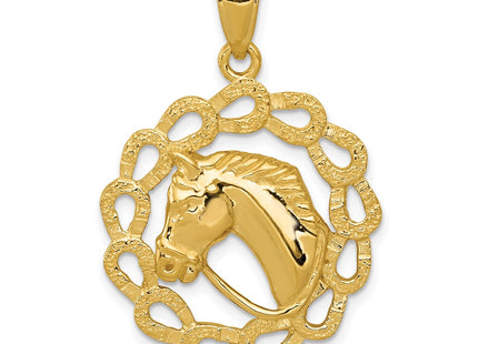 14k Yellow Gold Pendants Style C2417 - Classique Jewelry Inc.