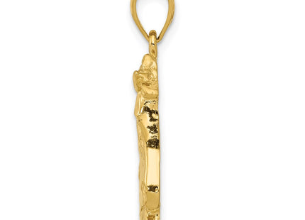 14k Yellow Gold Pendants Style C2419 - Classique Jewelry Inc.