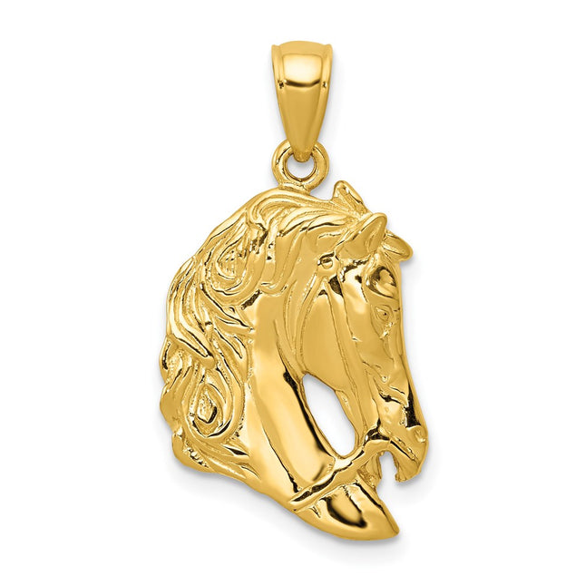 14k Yellow Gold Pendants Style C2419 - Classique Jewelry Inc.