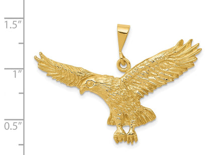 14K gold pendant, another view