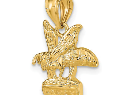 14k Yellow Gold Pendants Style C2444 - Classique Jewelry Inc.