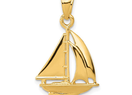 14k Yellow Gold Pendants Style C2469 - Classique Jewelry Inc.