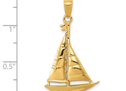 14k Yellow Gold Pendants Style C2471 - Classique Jewelry Inc.