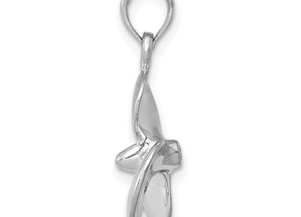 14k White Gold Pendants Style C2480W - Classique Jewelry Inc.