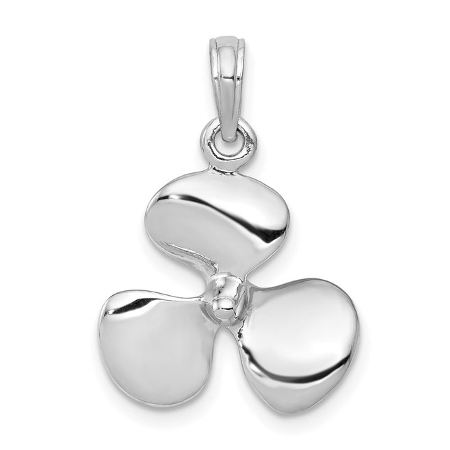 14k White Gold Pendants Style C2480W - Classique Jewelry Inc.