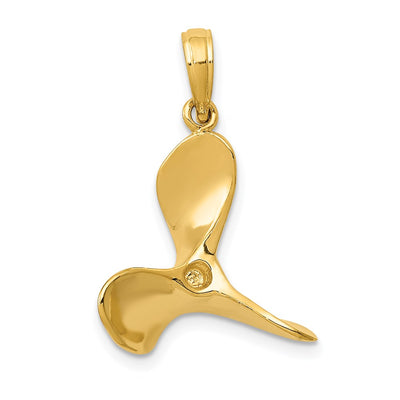 14K gold pendant