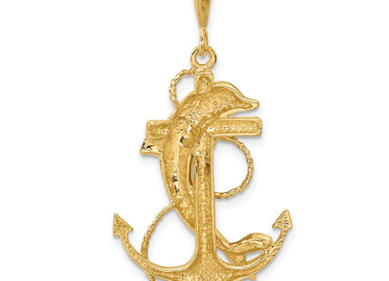 14k Yellow Gold Pendants Style C2489 - Classique Jewelry Inc.