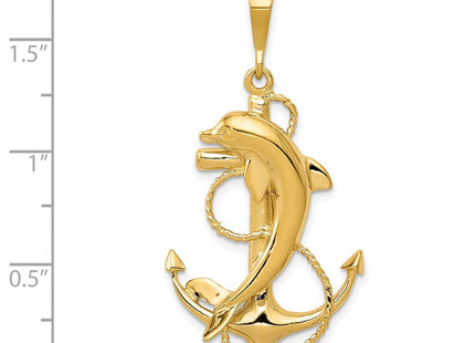 14k Yellow Gold Pendants Style C2489 - Classique Jewelry Inc.