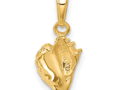 14K gold pendant, another view
